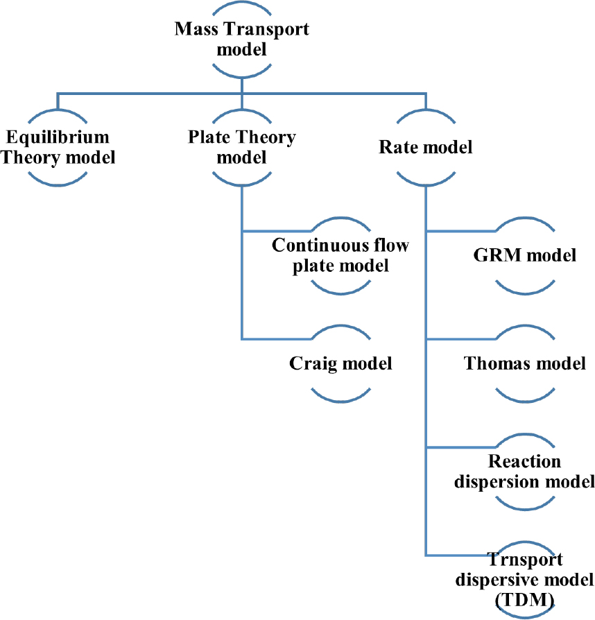 Mass transfer model (Golshan-Shirazi S, Guiochon G, 1992).