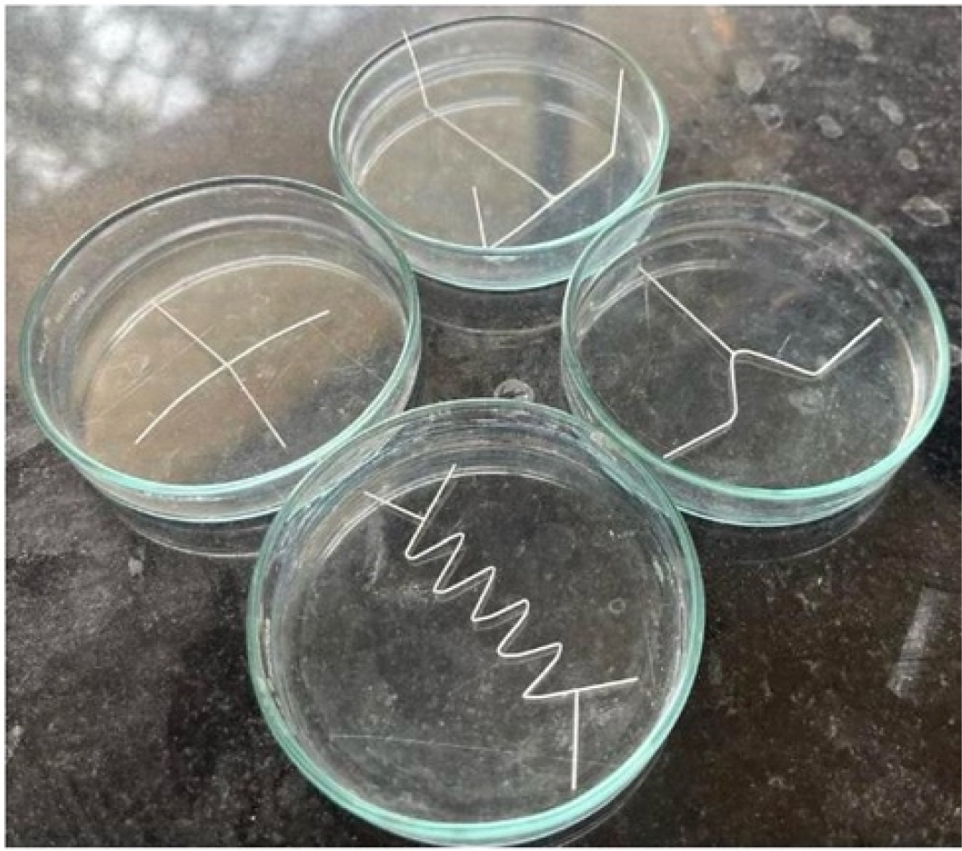 Fabrication of various shapes of molds by using ABS.