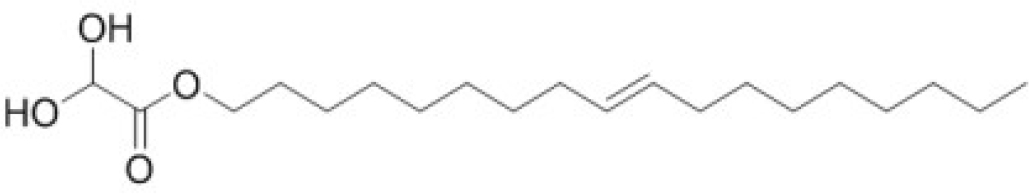 Chemical structure of phytantriol.