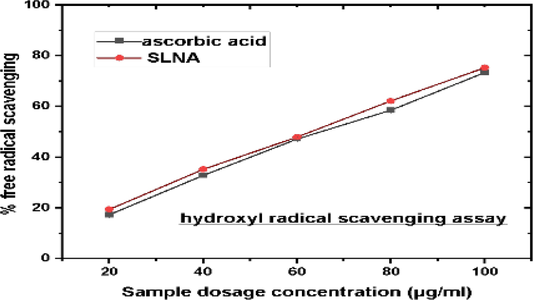 Hydroxyl radical scavenging assay.