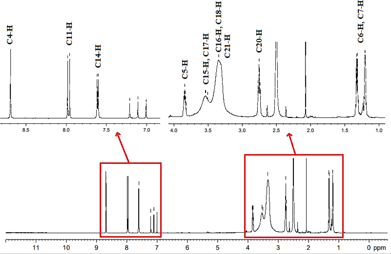 1H NMR Spectrum.