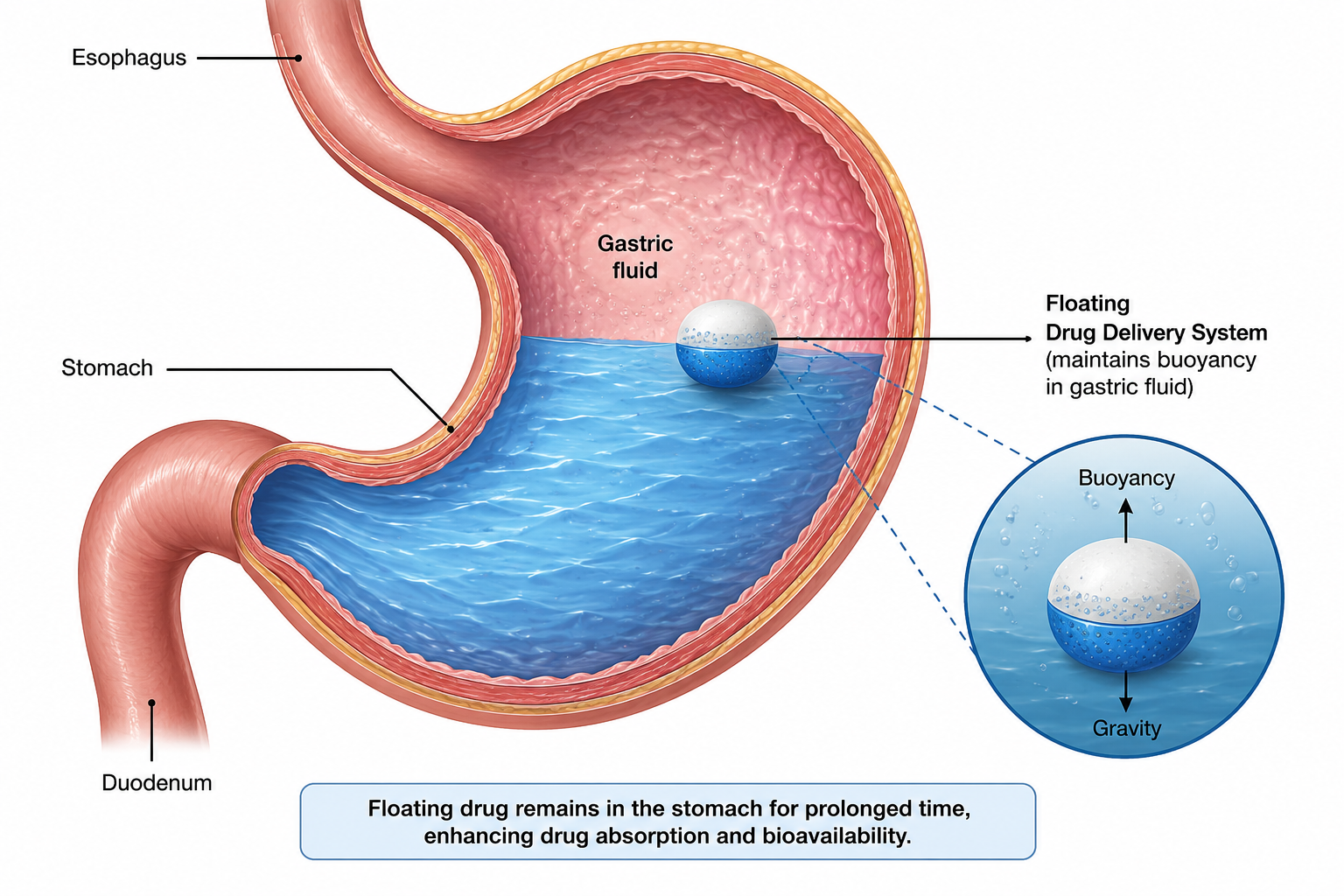 Discussion of floating dosage forms.