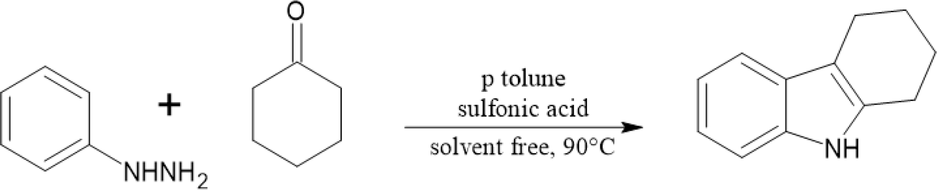 Different schemes for the synthesis of carbazole and tetrahydrocarbazole derivatives (Reactions 1-10).