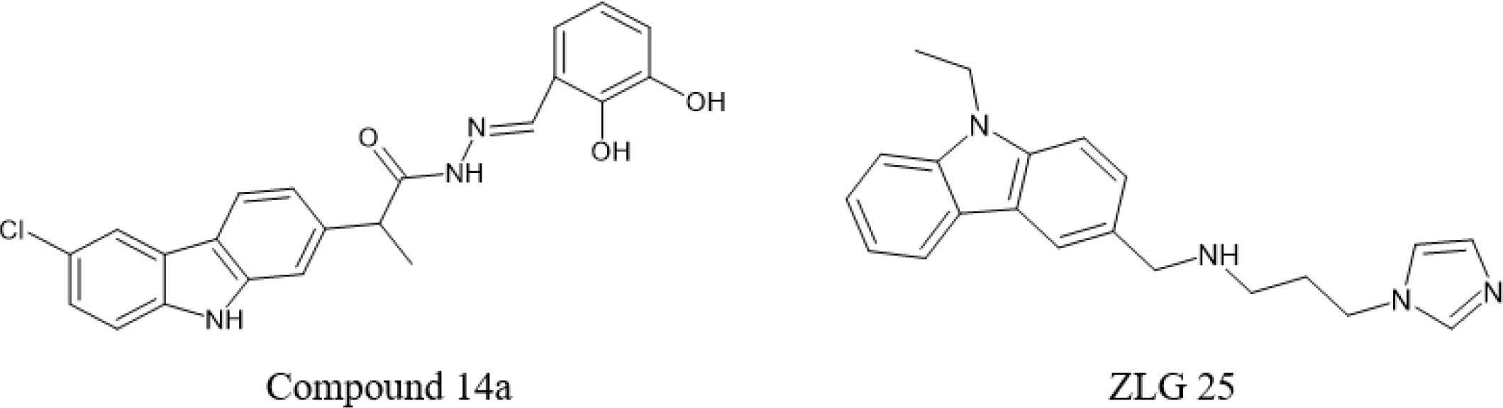 Structures of Specific Compounds.