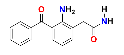 Chemical structure of Nepafenac.