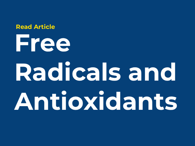 Free Radicals and Antioxidants - Open Access Publishing
