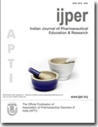 Indian Journal of Pharmaceutical Education and Research volume 60, issue 4 cover