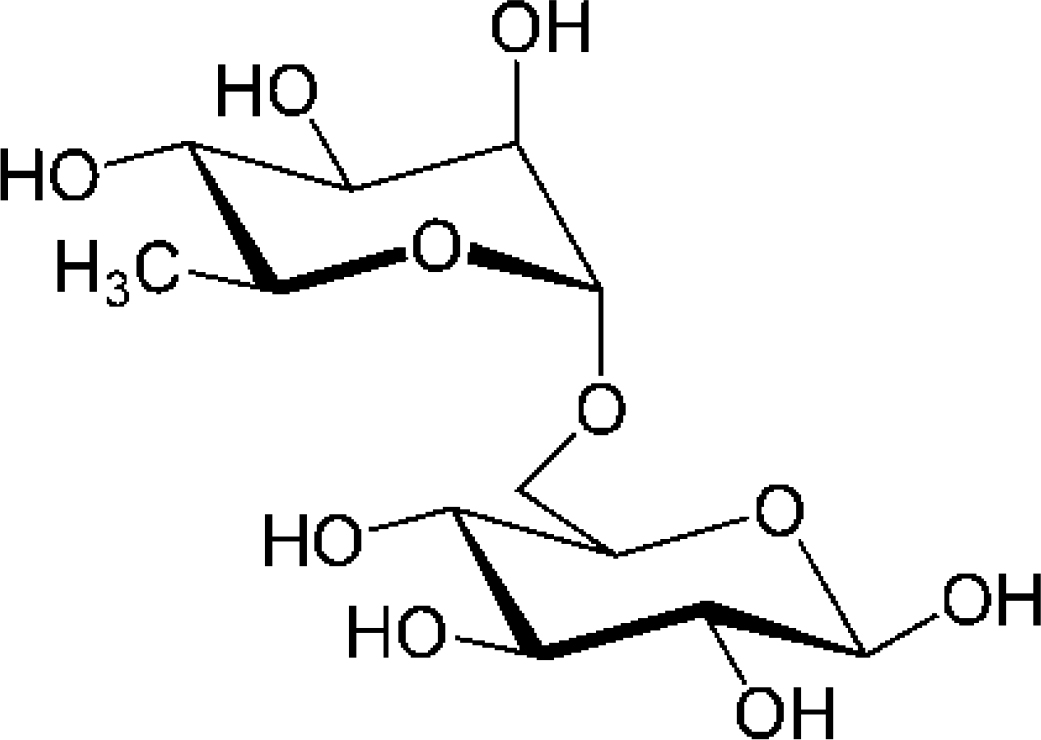 Structure of rutinose.