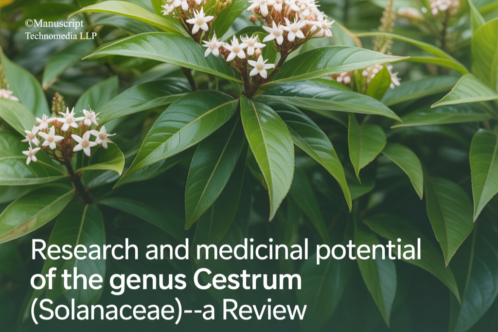 Research and Medicinal Potential of the genus Cestrum (Solanaceae) – A Review