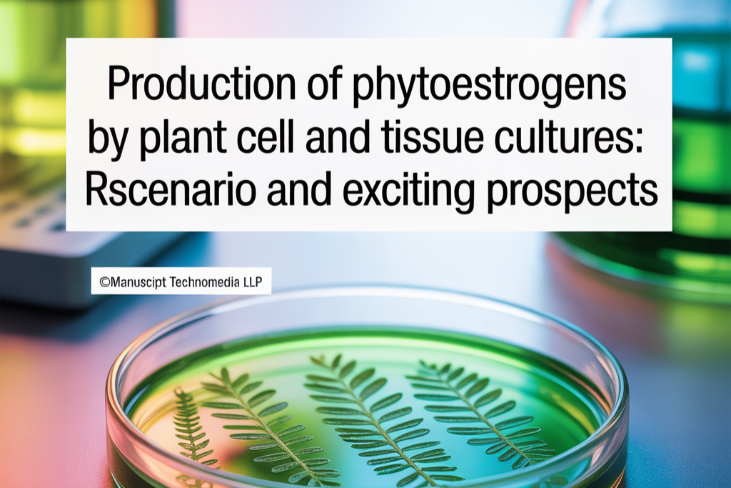 Production of phytoestrogens by plant cell and tissue cultures: recent scenario and exciting prospects.