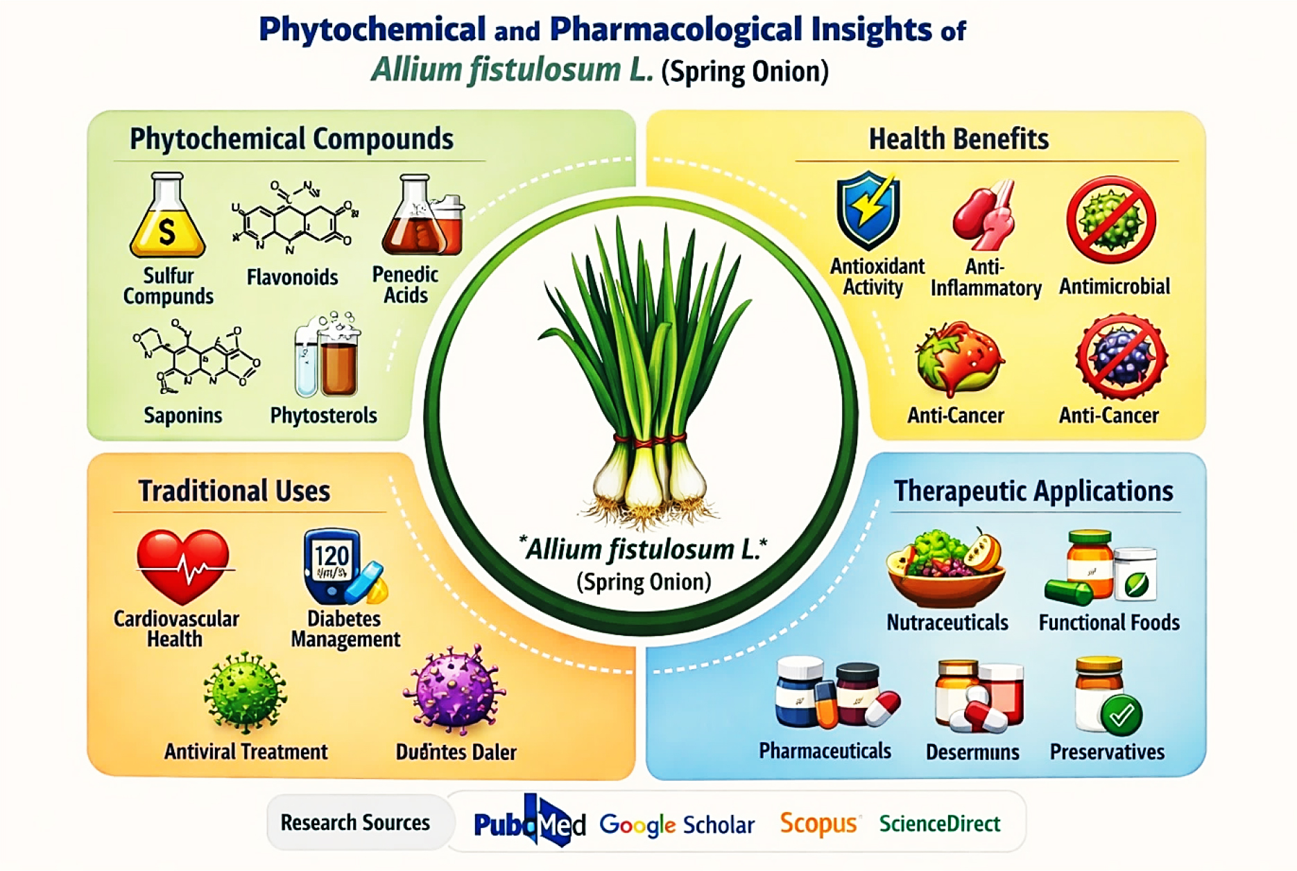 Graphical abstract of Allium fistulosum.
